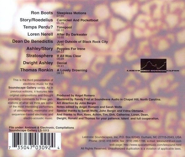 Various : Soundscape Gallery - Volume 3 (CD, Comp)