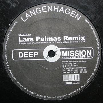 Langenhagen : Moinsen (12", Ltd)