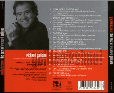 Richard Galliano : Gallianissimo! The Best Of Richard Galliano (CD, Comp)