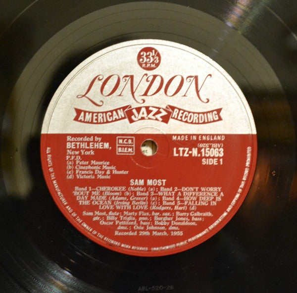 Sam Most Sextet : I'm Nuts About The Most....Sam That Is! (LP)