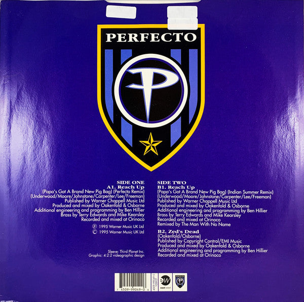 Perfecto Allstarz : Reach Up (Papa's Got A Brand New Pig Bag) (12", Single)