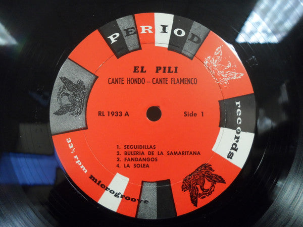 El Pili : Cante Hondo - Cante Flamenco (LP)