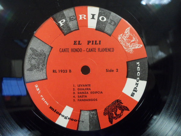 El Pili : Cante Hondo - Cante Flamenco (LP)