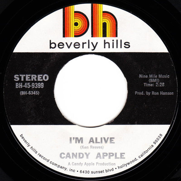 Candy Apple (4) : Remember When You Were A Kid (7", Single, Styrene, Mon)