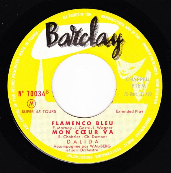 Dalida : Madona (7", EP, RE)