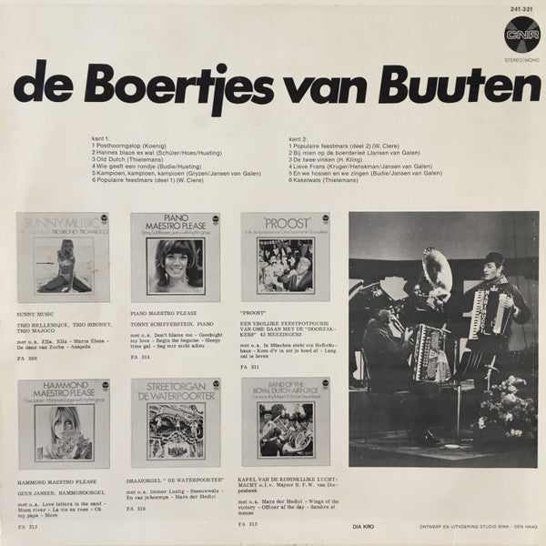 De Boertjes Van Buuten : Boertjes Van Buuten (LP, Album)