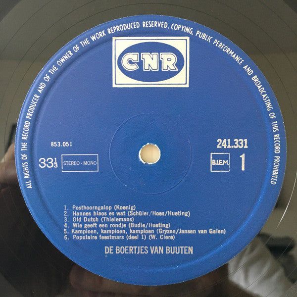 De Boertjes Van Buuten : Boertjes Van Buuten (LP, Album)