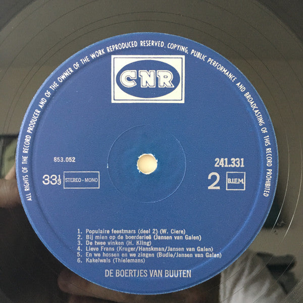 De Boertjes Van Buuten : Boertjes Van Buuten (LP, Album)