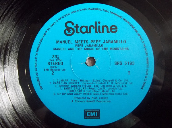 Pepe Jaramillo And Manuel And His Music Of The Mountains : Manuel Meets Pepe Jaramillo (LP, Album, RE)