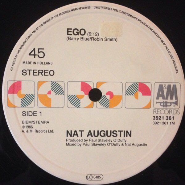 Nat Augustin : Ego (12")