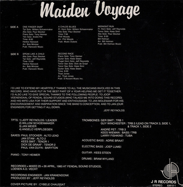 Jeff Reynolds : Maiden Voyage (LP, Album)
