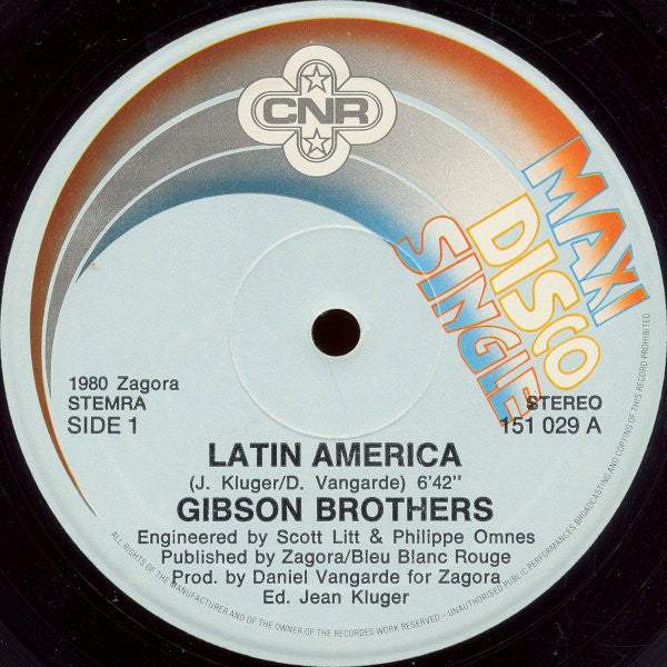 Gibson Brothers : Latin America (12", Maxi)