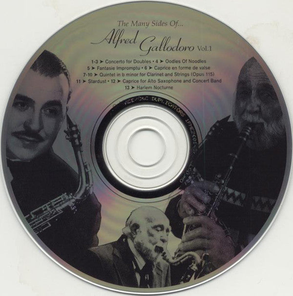 Al Gallodoro : The Many Sides Of Alfred Gallodoro, Vol. I (CD)