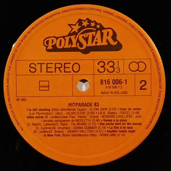 Various : Hitparade 83 (LP, Comp)