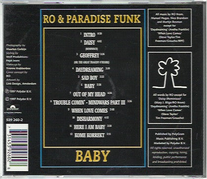 Ro & Paradise Funk : Baby (CD, Album)