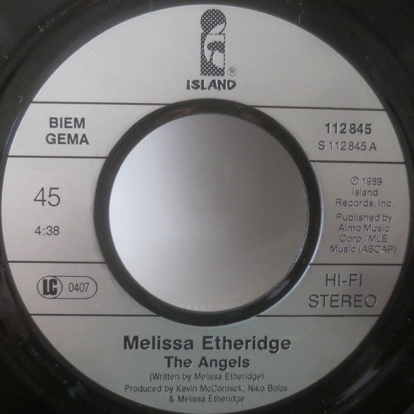 Melissa Etheridge : The Angels (7", Single)