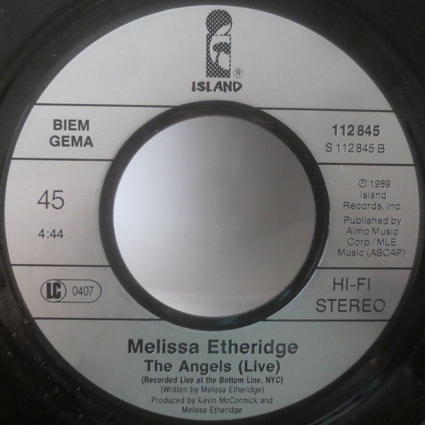 Melissa Etheridge : The Angels (7", Single)