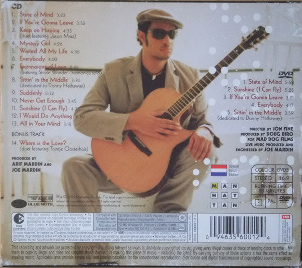 Raul Midón : State Of Mind (CD, Album + DVD, PAL)