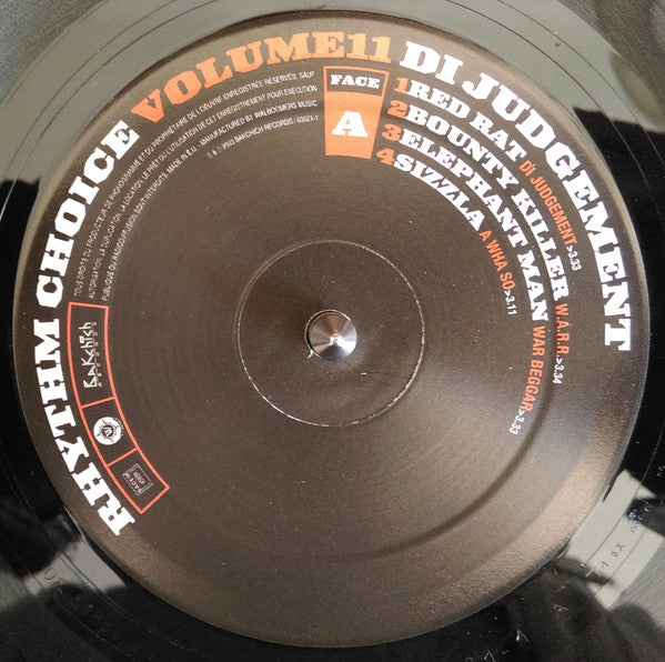 Various : Rhythm Choice Volume 11 Di Judgement (12", Comp)