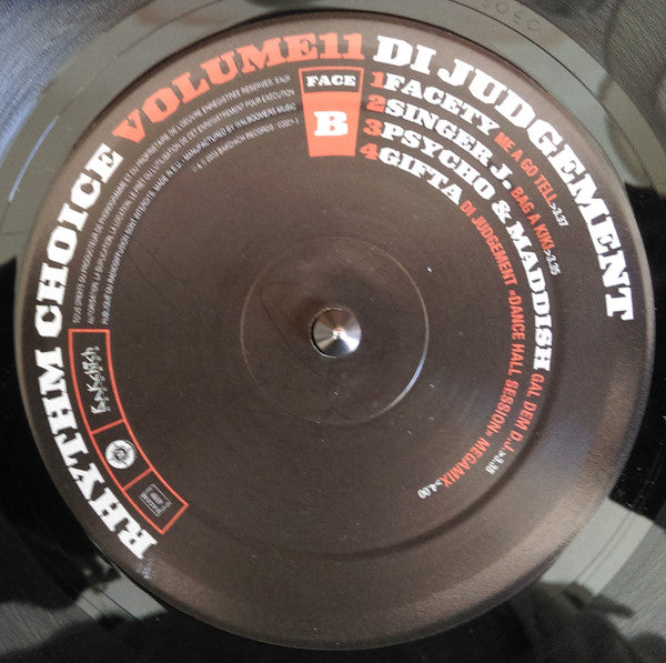 Various : Rhythm Choice Volume 11 Di Judgement (12", Comp)