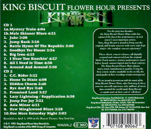 Kingfish : In Concert (2xCD, RM)