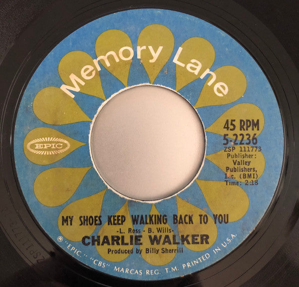 Charlie Walker (2) : Born To Lose (7", Single)