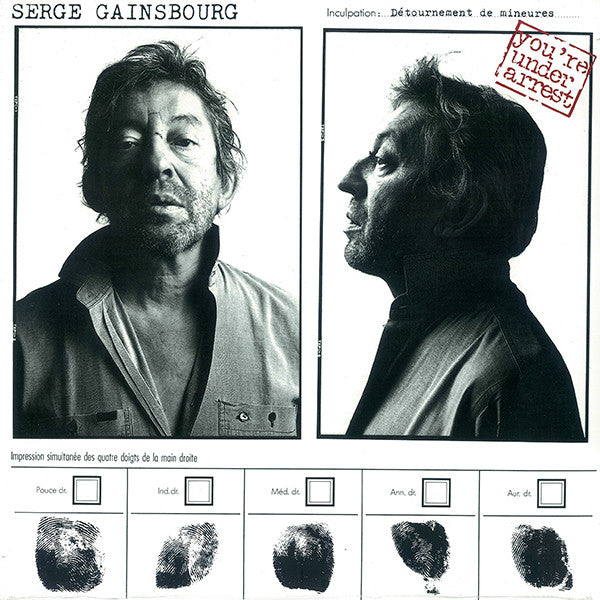 Serge Gainsbourg : You're Under Arrest (LP, Album, Ltd, Num, RE)