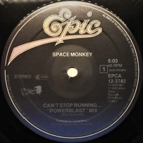 Space Monkey (3) : Can't Stop Running.... (12", Maxi)