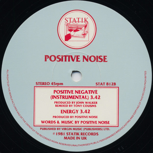 Positive Noise : Positive Negative (12", Single)