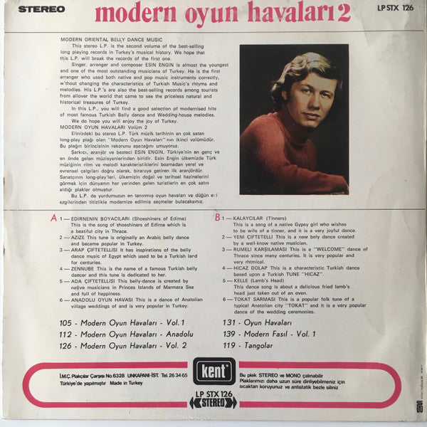 Esin Engin Ve Orkestrası : Modern Oyun Havaları 2 (Exotic Oriental Belly-Dance Music) (LP)