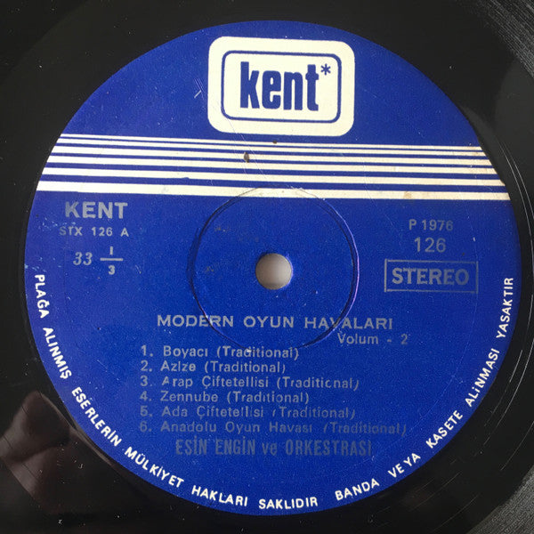 Esin Engin Ve Orkestrası : Modern Oyun Havaları 2 (Exotic Oriental Belly-Dance Music) (LP)