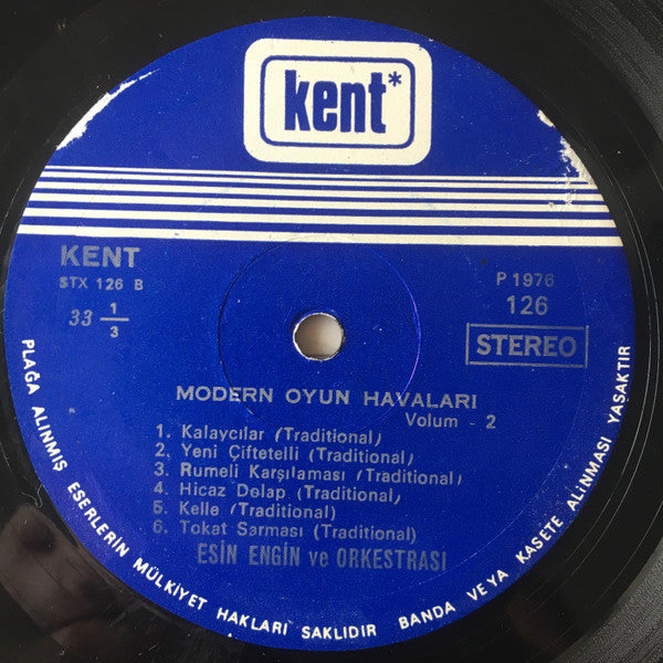 Esin Engin Ve Orkestrası : Modern Oyun Havaları 2 (Exotic Oriental Belly-Dance Music) (LP)
