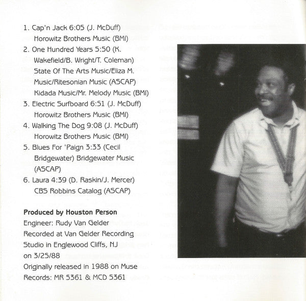 Brother Jack McDuff : The Re-Entry (CD, Album, RE)