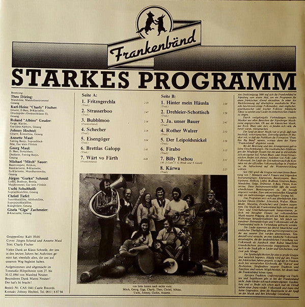 Frankenbänd : Starkes Programm (LP, Album)