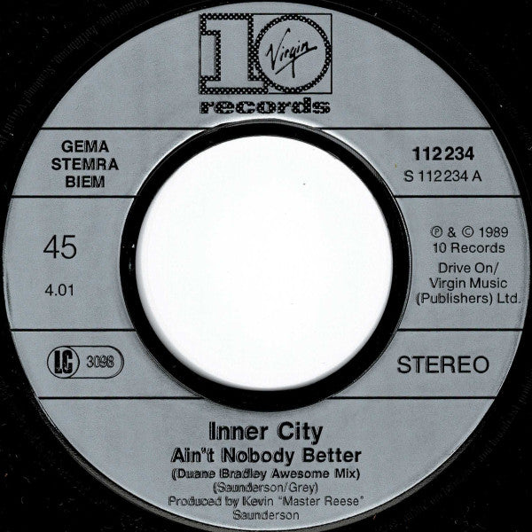 Inner City : Ain't Nobody Better (7", Single)