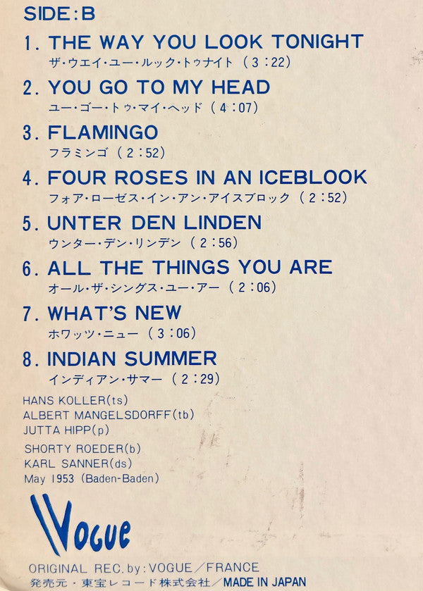 Lee Konitz & Hans Koller : Lee Konitz Plays / Hans Koller's New Jazz Stars (LP, Comp, Mono)