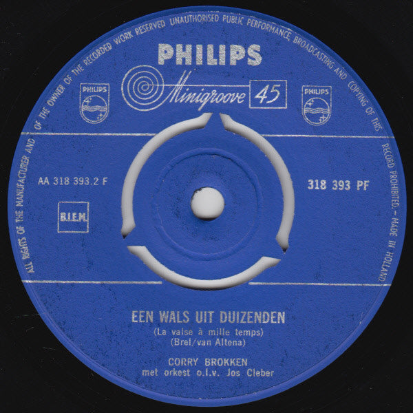 Corry Brokken : De Zigeuners (7", Single)