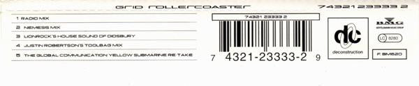 The Grid : Rollercoaster (CD, Single)