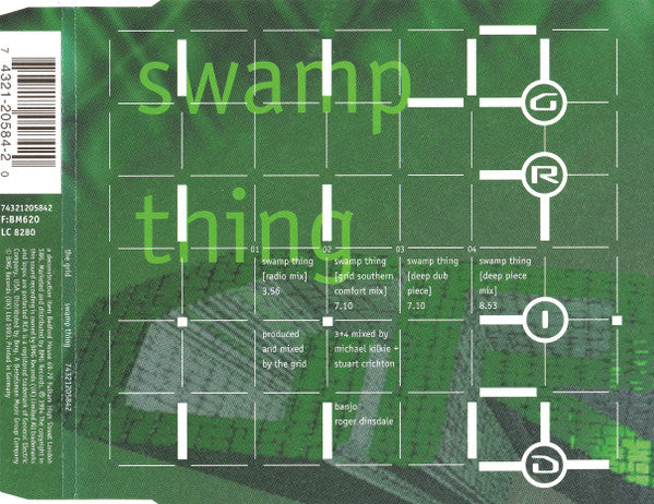 The Grid : Swamp Thing (CD, Single)