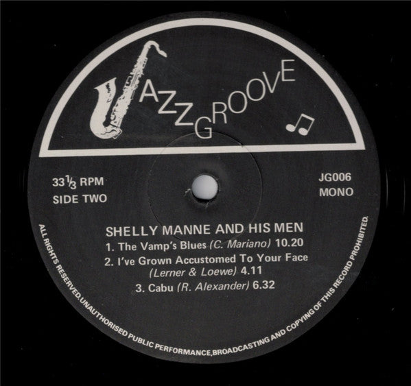 Shelly Manne & His Men : West Coast Jazz In England (LP, Album, Mono)