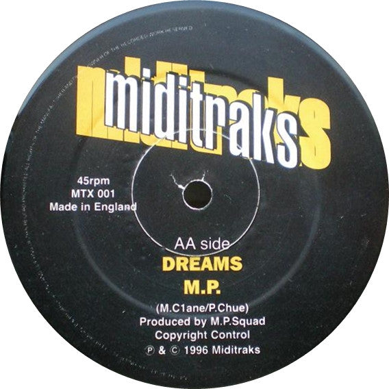 M.P. : P.G.A / Dreams (12")