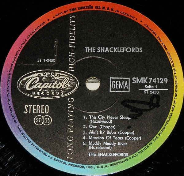 The Shacklefords : The Shacklefords (LP)