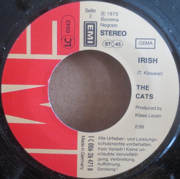 The Cats : The End Of The Show / Irish (7", Single)