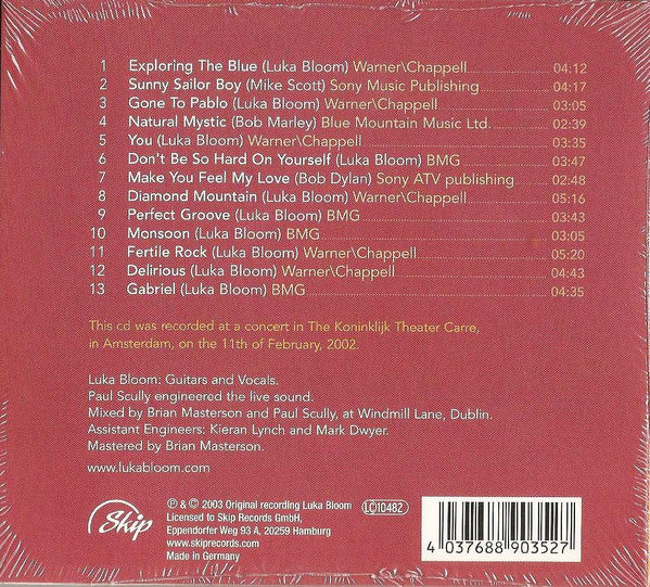 Luka Bloom : Amsterdam (CD, Album, Dig)