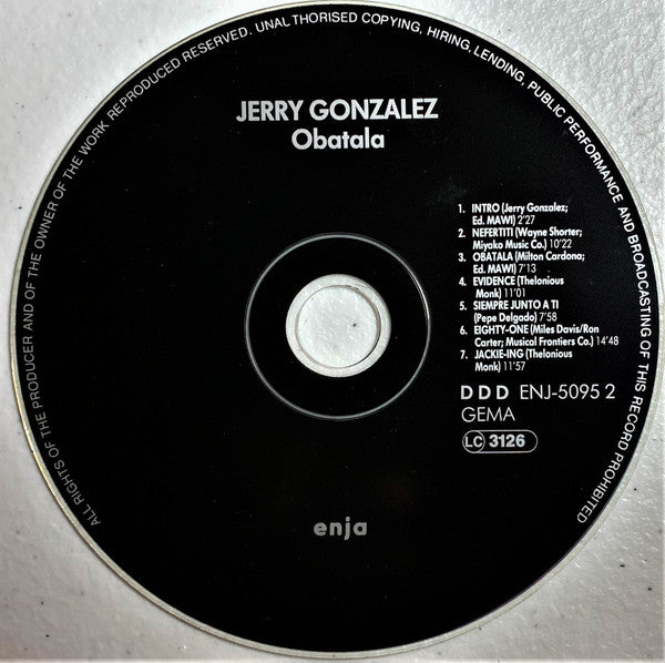Jerry Gonzalez And The Fort Apache Band : Obatalá (CD, Album)