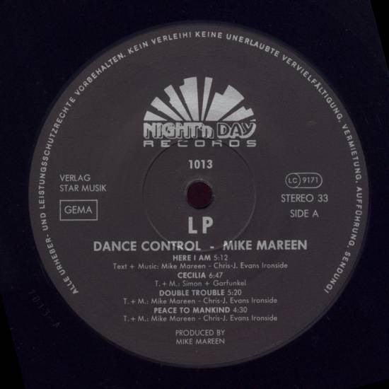Mike Mareen : LP Dance Control (LP, Album)
