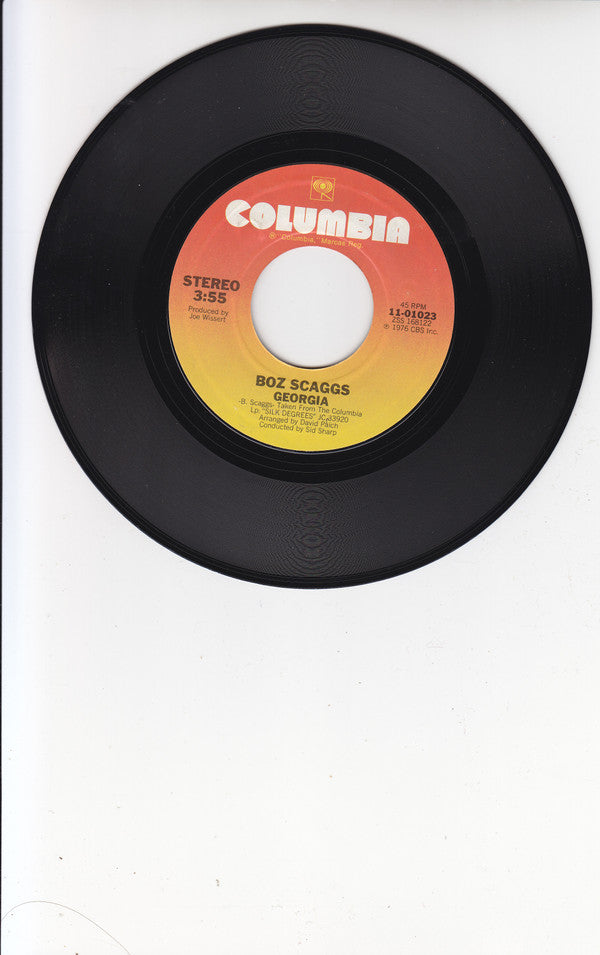 Boz Scaggs : You Can Have Me Anytime / Georgia (7", Single)