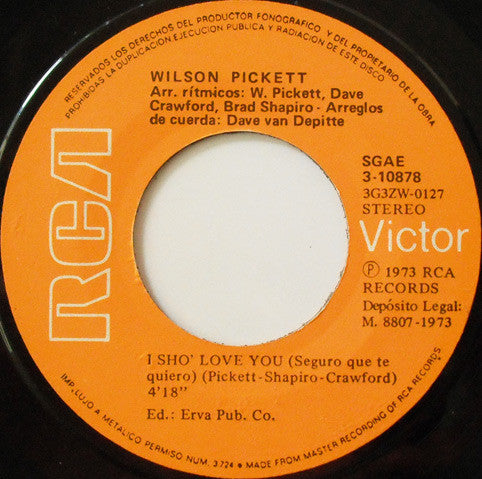 Wilson Pickett : Mr. Magic Man (7")