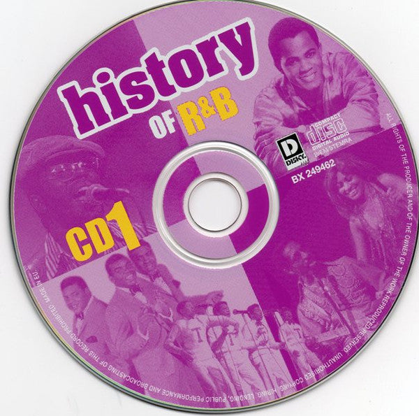 Various : History Of R&B (5xCD, Comp, Car + Box)