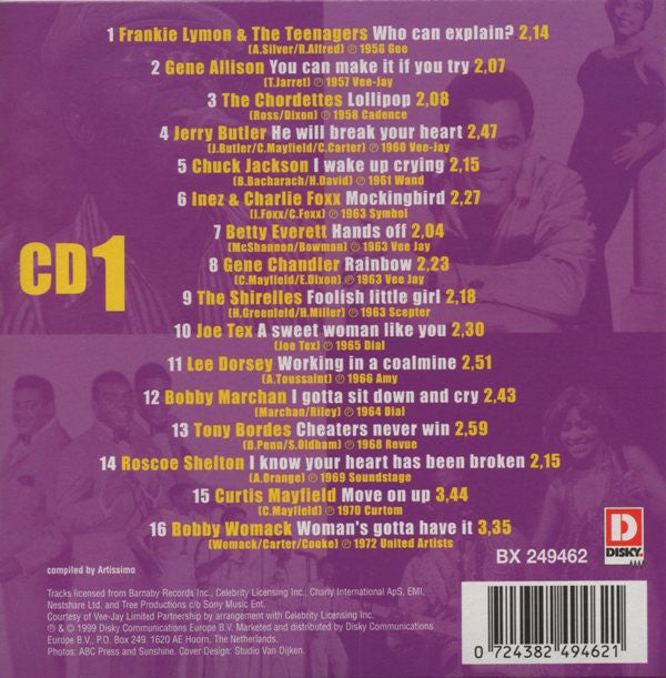 Various : History Of R&B (5xCD, Comp, Car + Box)